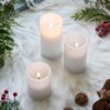 LED Candles With Remote Timer (Set of 3) - White - Image 7