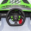 12V4A 20W*2 One Button Start, Forward And Backward, High And Low Speed, Music, Front Light, Power Display, Two Doors Can Open, 2.4G R / C, Seat Belt Four Wheel Absorber Kids Ride On Car - Green - Image 7