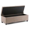 Avalon - Storage Ottoman Bench - Fawn Brown - Image 3