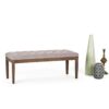 Waverly - Tufted Ottoman Bench - Cloud Gray - Image 9