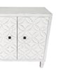 Accent Cabinet 4 Door Wooden Cabinet Sideboard Buffet Server Cabinet Storage Cabinet, For Living Room, Entryway, Hallway, Office, Kitchen And Dining Room - White Wash - Image 7