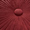 Grafton - Velvet Round Pouf - Maroon - Image 2
