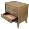 3 Drawer Nightstand With USB - Latte - Image 4