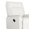 360° Swivel Upholstered Manual Recliner Chair Theater Recliner Sofa Nursery Glider Rocker For Living Room - Beige - Image 25