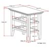 Acadian - Narrow Side Table - Farmhouse Gray - Image 2