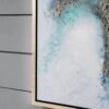 Elongated Modern Abstract Oil Painting, Rectangle Framed Wall Art (Set of 2) - Multicolor - Image 8