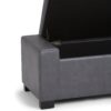 Laredo - Large Storage Ottoman - Stone Gray - Image 7