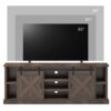 Farmhouse - TV Stand Console For TVs Up To 95" - Barnwood - Image 9