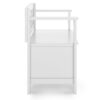 Amherst - Small Entryway Storage Bench - White - Image 4