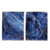 Framed Art Panels, Unique Marbled Design (Set of 2) - Blue - Image 9