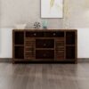 Sausalito - TV Stand Console For TVs Up To 70" Wood - Whiskey - Image 5