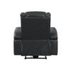 Alair - Leather Aire Power Motion Recliner With Bluetooth, Wireless Charger Cupholder - Dark Gray - Image 5