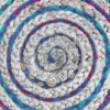 Margo - Round Pouf - Blue - Image 6