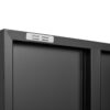 Kitchen Buffet Server Table Accent Sideboard Cupboard Server Buffet Console Table With Doors Cabinet - Black - Image 11