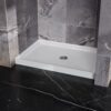 Shower Base Shower Pan 4 Wall Alcove - White - Image 2