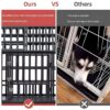 Heavy Duty Dog Cage Pet Crate With Roof - Black - Image 2