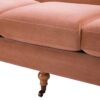 Alana Lawson - Three Cushion Tightback Sofa - Peach Orange - Image 7