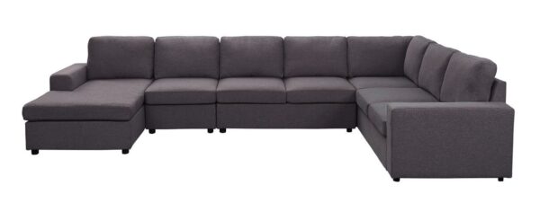 Tifton - Modular Sectional Sofa With Reversible Chaise - Dark Gray