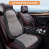 12 Massage Nodes, Full Set Massage Pad, Thai Massage Car Cushion - Gray - Image 2