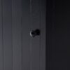 Bathroom Cabinet Triangle Corner Storage Cabinet With Adjustable Shelf Modern Style - Black - Image 22