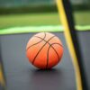 14Ft Trampoline With Basketball Hoop Inflator And Ladder (Inner Safety Enclosure) - Green - Image 24