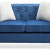 Chic Loveseat - Navy Blue - Image 2