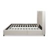 Manhattan - King Shelter Platform Bed Frame - Light Beige - Image 3