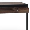 Erina - Small Desk - Rustic Natural Aged Brown - Image 4
