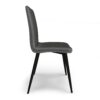 Baylor - Dining Chair (Set of 2) - Dark Gray - Image 3