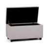 Cosmopolitan - Storage Ottoman - Cloud Gray - Image 3