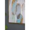Modern Oil Painting, Square Framed Wall Art For Living Room Dining Room - Multicolor - Image 9
