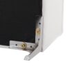 Madelyn - Modern Storage Bench - Bright White Dye - Image 8