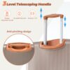 Hardshell Luggage Sets 3 Piece Carry - On Suitcase Double Spinner Wheels With Tsa Lock - Coppery - Image 7