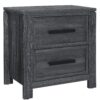 Aya - Nightstand - Dark Gray - Image 3
