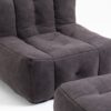 Fluffy Bean Bag Chair, Comfortable Bean Bag For Adults And Children, Super Soft Lazy Sofa Chair With Memory Foam And Ottoman, Indoor Modern Focus Bean Bag Chair For Living Room, Bedroom, Apartment - Black - Image 14