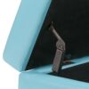 Avalon - Storage Ottoman Bench - Soft Blue - Image 4