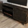 Avondale - Electric Fireplace TV Console, For TVs Up To 95" - Charcoal Brown - Image 2