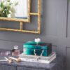 Bethany - Aqua Jewelry Box, Stackable Decorative Storage Boxes & Lids - Colorful - Image 7