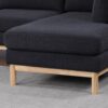 Hallie - Wide Sherpa Double Chaise U-Shape Sectional Sofa - Black - Image 5