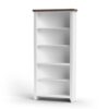 Hampton - High 5 Shelf Bookcase - Jasmine Whitewash / Barnwood - Image 2