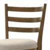 Joplin - Ladder Back Counter Height Swivel Chair With Upholstered Seat - Walnut - Image 5