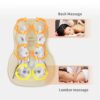 12 Massage Nodes, Full Set Massage Pad, Thai Massage Car Cushion - Gray - Image 3