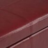 Kingsley - Large Storage Ottoman - Radicchio Red - Image 7