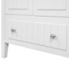 Bathroom Vanity Base Only, Solid Wood Frame And MDF Boards - White - Image 13