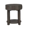 Jonah - MDF End Table With USB Ports - Light Brown - Image 2