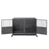 Heavy Duty Dog Crate - Silver Gray - Image 18
