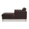 Knox - Modern Farmhouse Chaise Lounge Chair - Deep Brown - Image 3