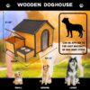 Xpt088 Wearable And Strong Dog House For Playground - Natural - Image 4