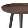 Clairmont - Round Side Table - Cognac - Image 2