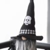 Halloween Gnome Decor (Set of 4) - Black / Gray / Orange - Image 9